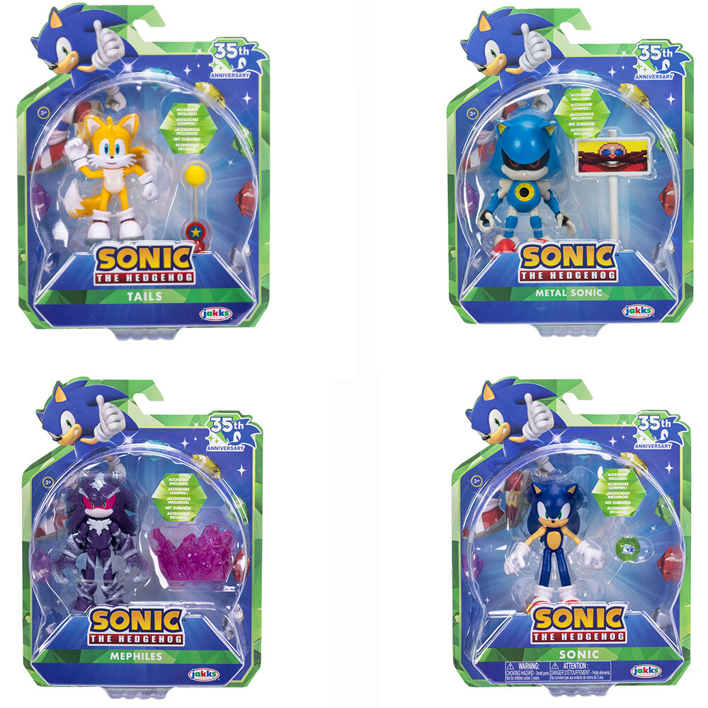 figura wave 23 sonic the hedgehog 10cm surtido