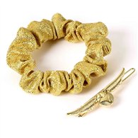 set accesorios pelo snitch dorada harry potter