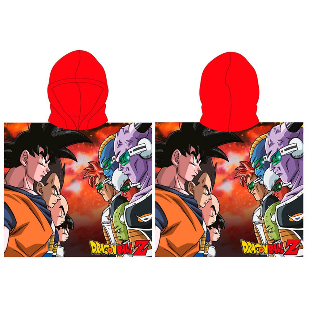 poncho toalla dragon ball z microfibra