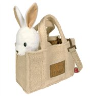 bolso + peluche conejo 28cm