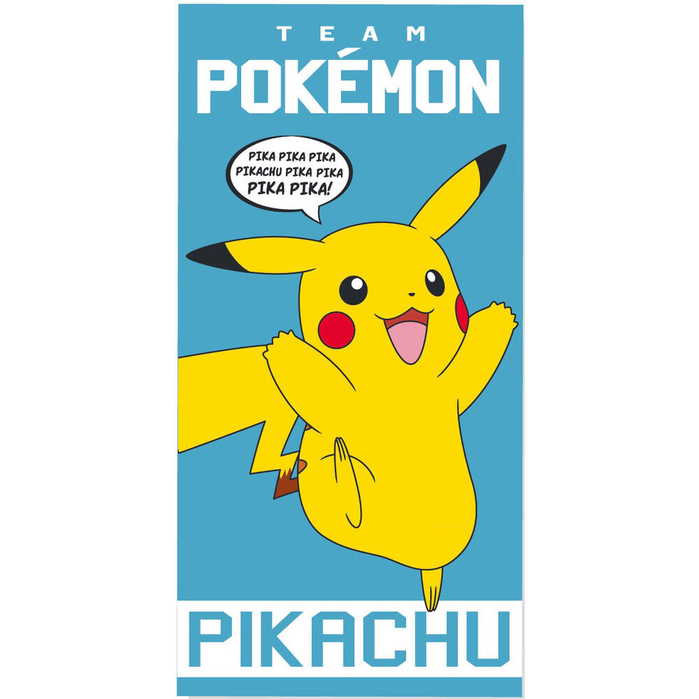 toalla pokemon algodon