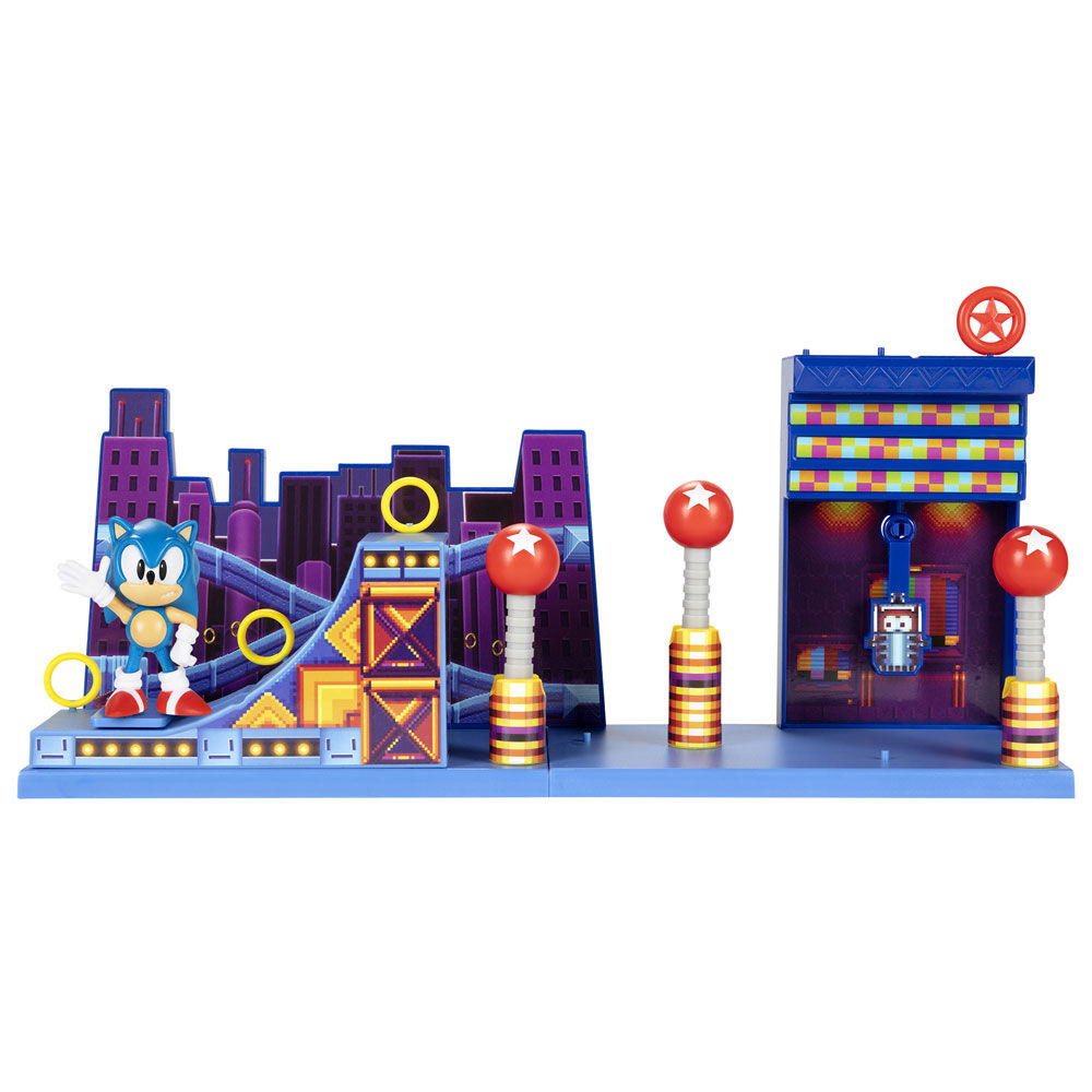 playset studiopolis zone sonic the hedgehog 6cm