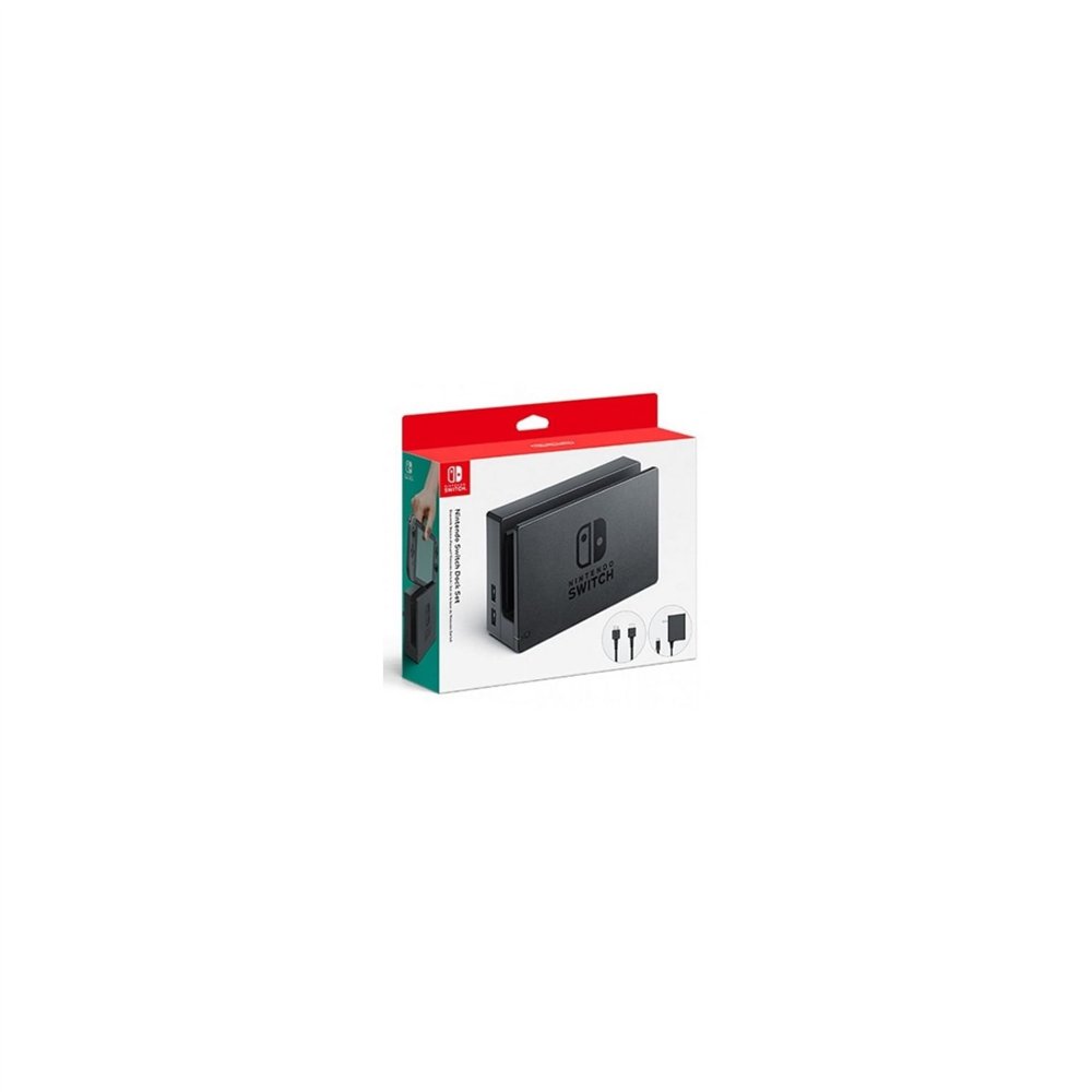 switch dock set nintendo base + adaptador corriente + hdmi switch dock set 2511666