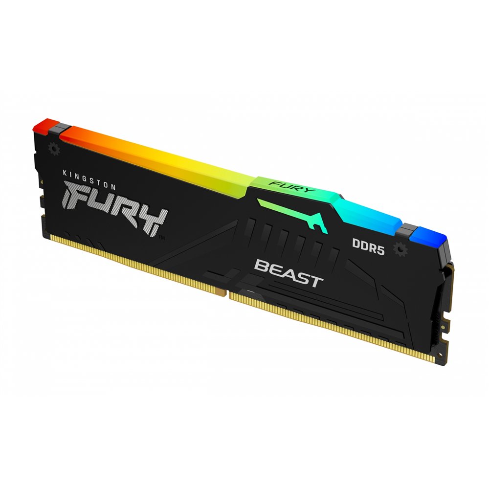 kingston technology fury beast rgb módulo de memoria 16 gb 1 x 16 gb ddr5 ecc
