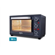 grunkel hr-38pro horno 38 l 2000 w negro, acero