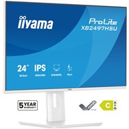 iiyama prolite xb2497hsu-w1 pantalla para pc 60,5 cm (23.8") 1920 x 1080 pixeles full hd led blanco