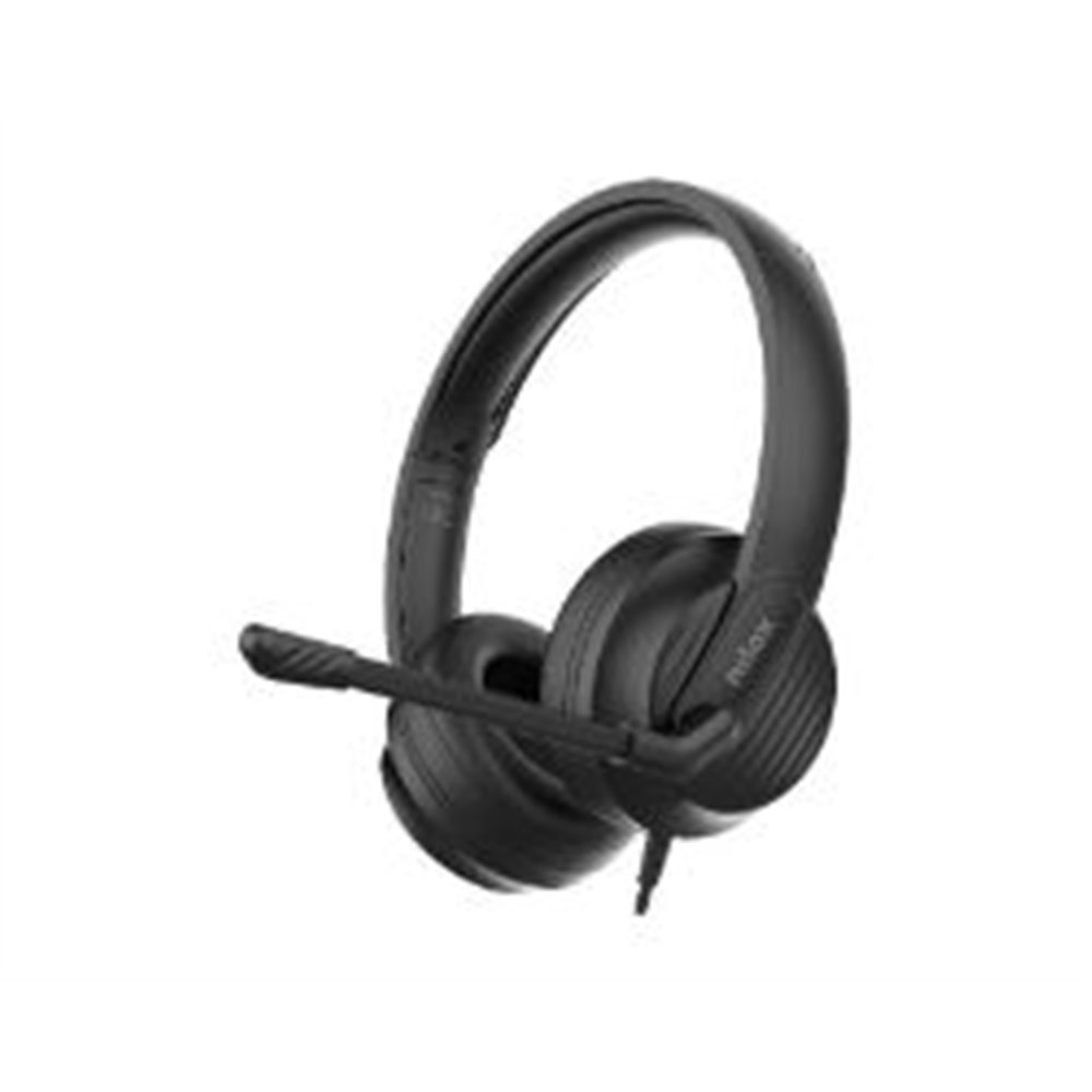 auriculares+micro nilox usb-a negro (nxaucenc01)