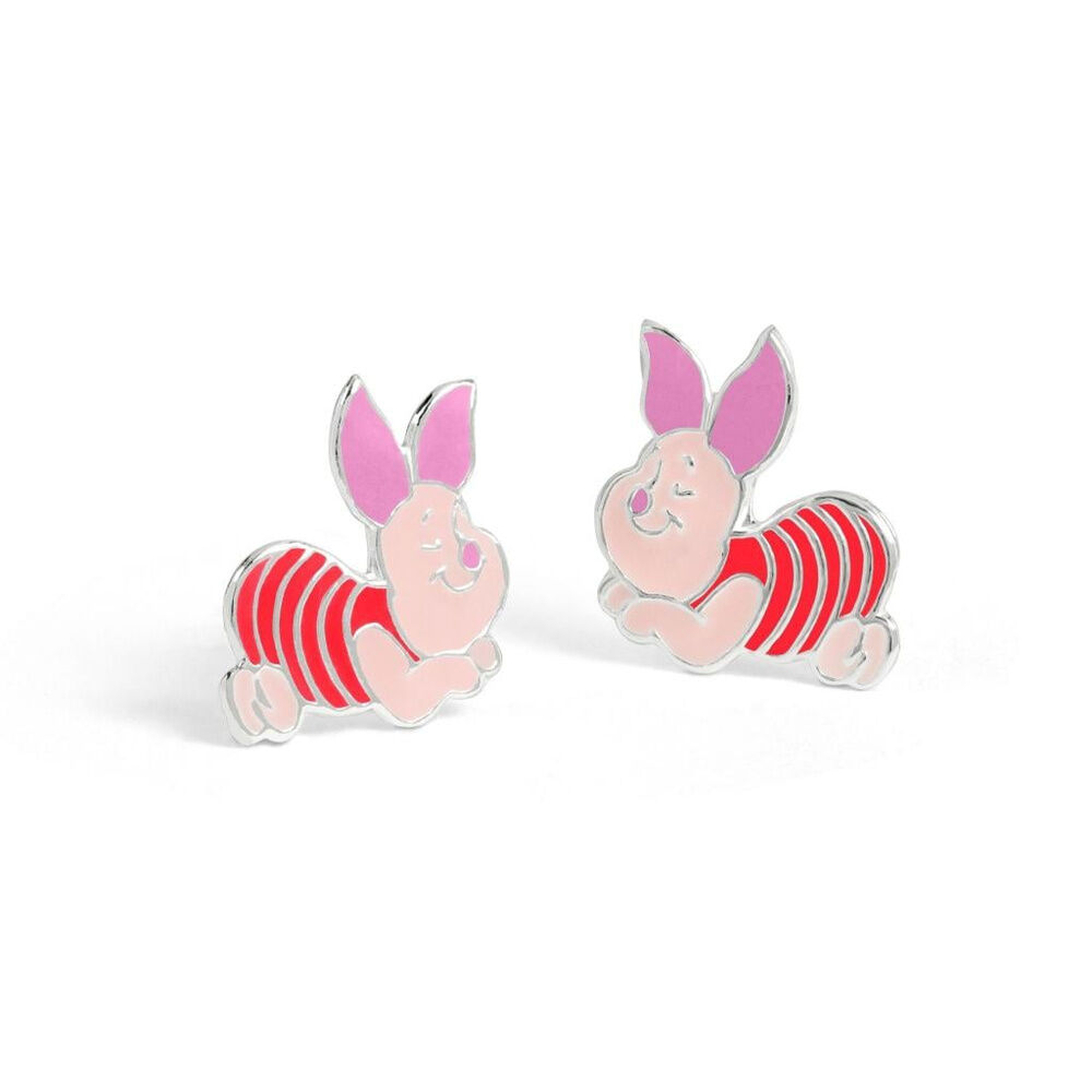 pendientes piglet winnie the pooh disney plata