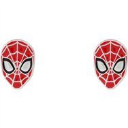 pendientes spiderman marvel plata