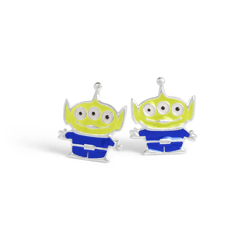pendientes alien toy story disney pixar plata