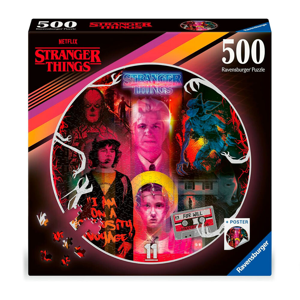 puzzle stranger things 500pzs