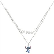 colgante ohana stitch disney plata