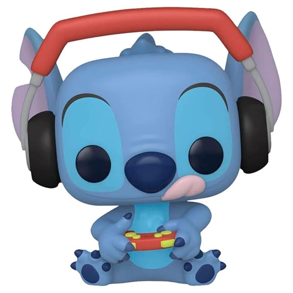 figura pop disney stitch gamer stitch exclusive