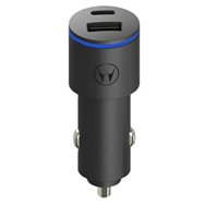 cargador coche  motorola turbopower 45w quick charge 3.0 pd usb-a/usb-c