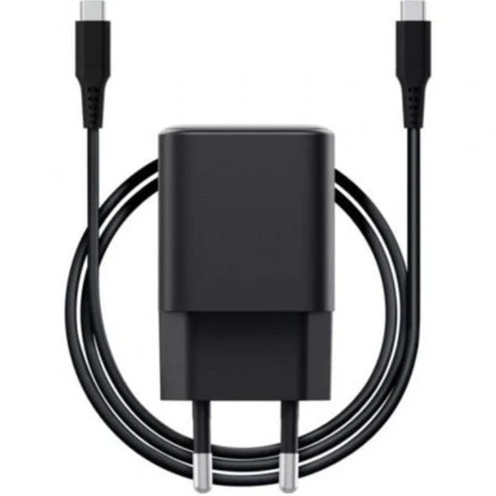 cargador trust maxo 2xusb-c 65w + cable usb-c 2m black