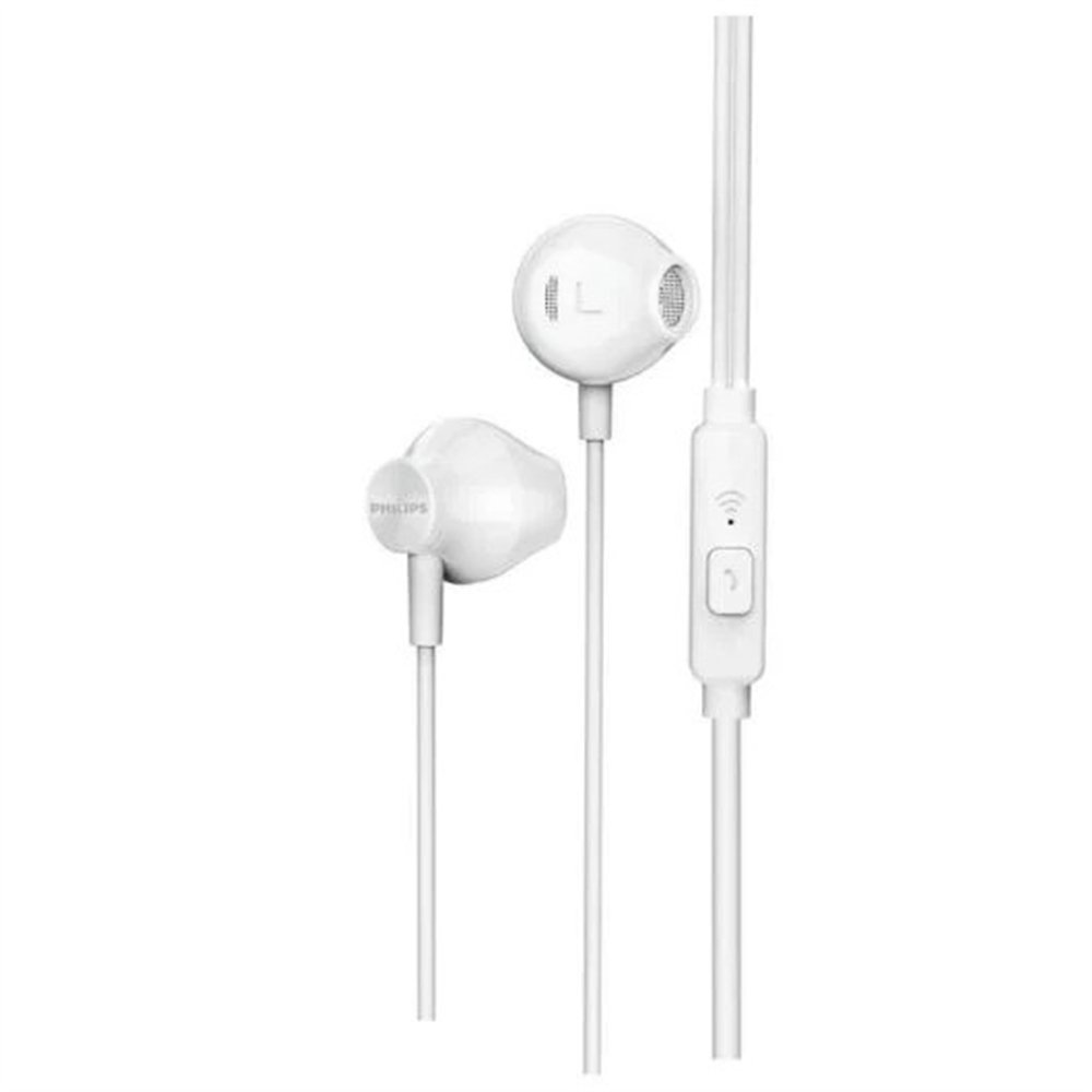 auriculares + microfono philips taue101 in ear jack 3.5mm white