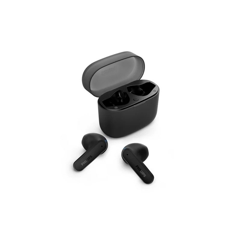 auriculares + microfono philips tat2139bk wireless 7h black