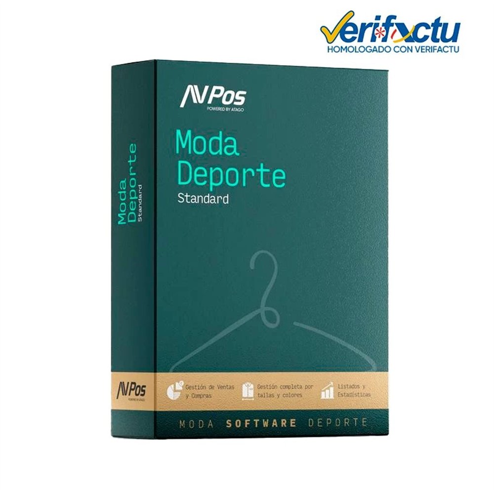 licencia avpos moda-deporte standard + soporte anual