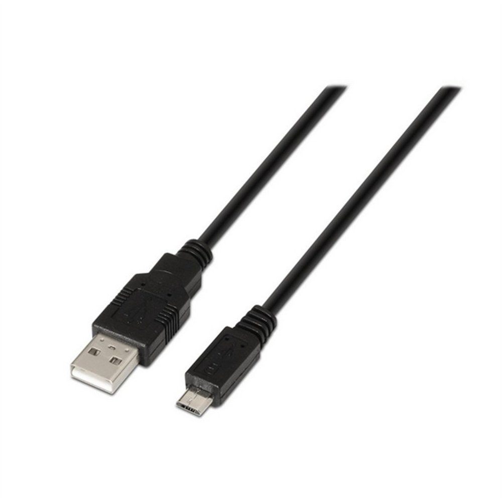 cable usb am/micro b/m 3m aisens black