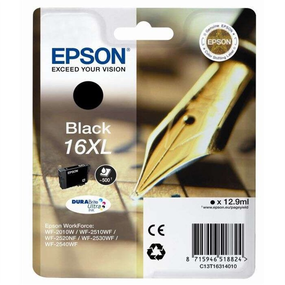 tinta epson c13t16314012 t1631 black 16xl