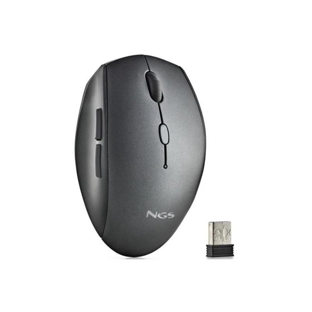 raton ngs bee black ergonomico wireless silent black
