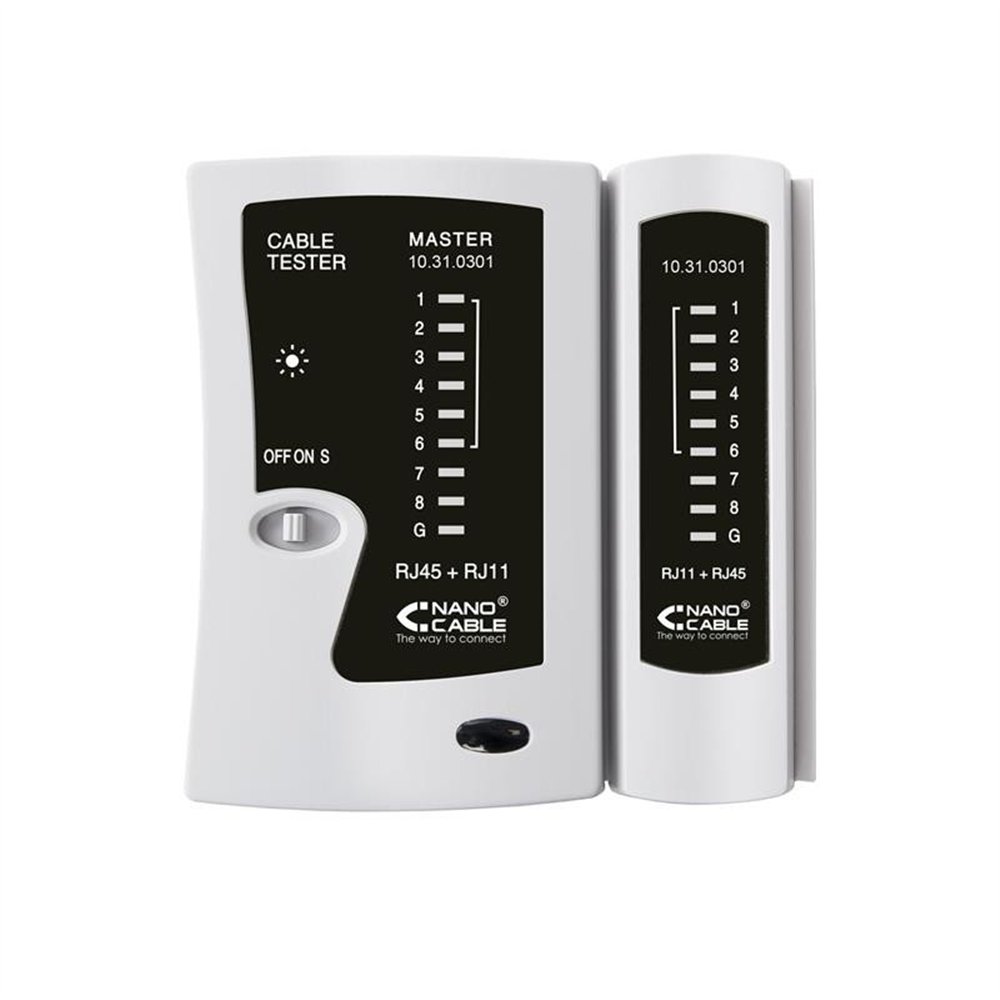 comprobador cables nanocable multi rj11/rj12/rj45