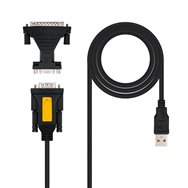 cable serie - usb 2.0 am/rs232 1.8m nanocable