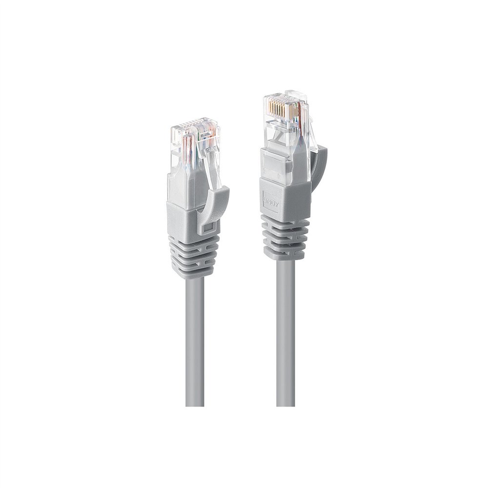 lindy 48002 cable de red gris 1 m cat6 u/utp (utp)