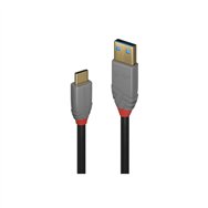 lindy 36911 cable usb 1 m usb c usb a negro, gris