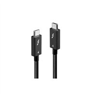 lindy 31120 cable thunderbolt 1 m 40 gbit/s negro