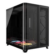 corsair air 5400 lx-r rgb icue link midi tower negro