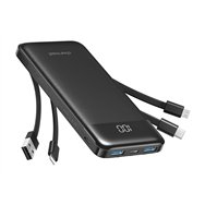 charmast veger bateria externa 10000 mah 4 cables 6 salidas 3 entradas