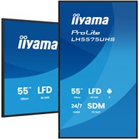 iiyama lh5575uhs-b2ag pantalla de señalización pantalla plana para señalización digital 138,7 cm (54.6") lcd wifi 500 cd / m² 4k