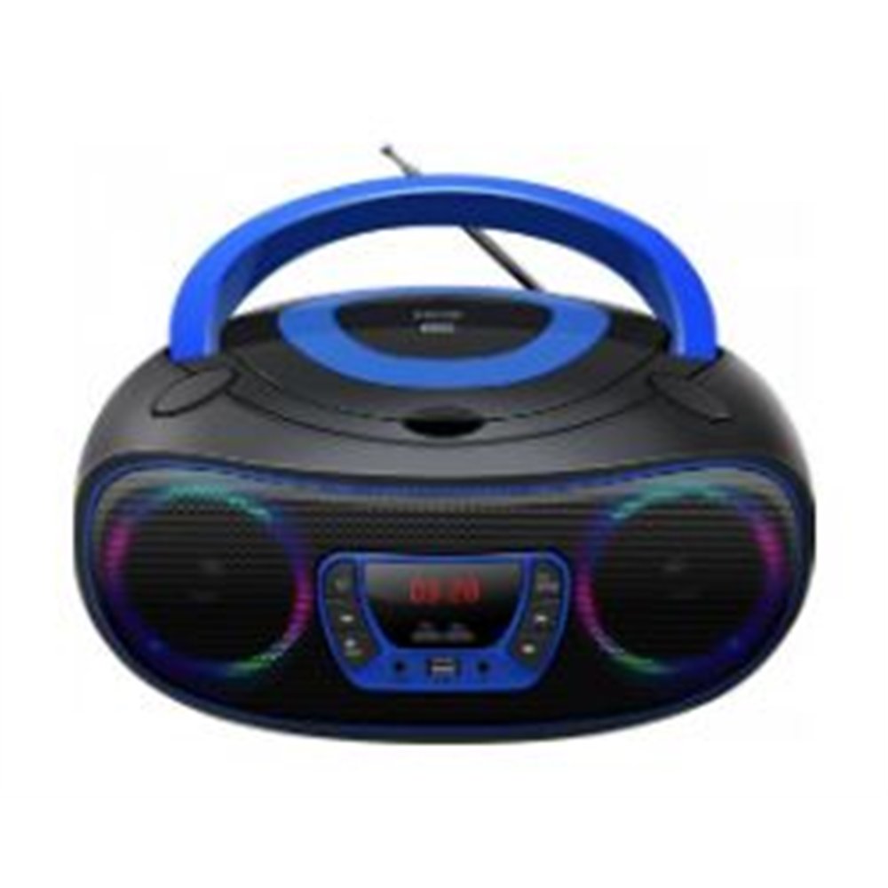 radio cd denver bt mp3 fm usb azul (tcl-212bt blue)