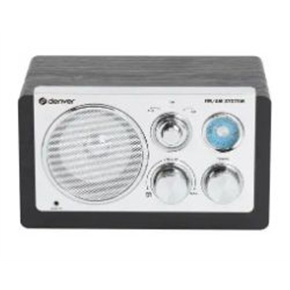 radio denver analógica am/fm con entrada aux (tr-63b)