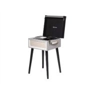tocadiscos denver bt usb mp3 fm negro/gris (vpr-250)