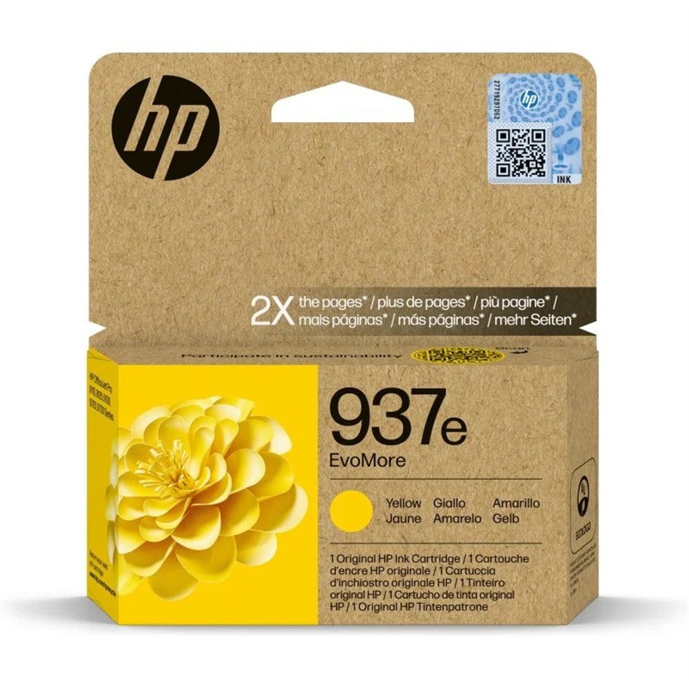 tinta hp 937e xl yellow