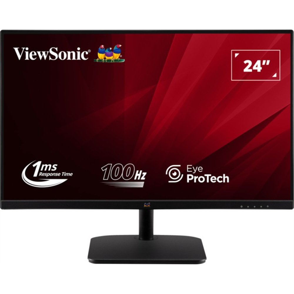 monitor viewsonic 24 ips 100hz 1ms multimedia hdmi vga dp 3yr gar