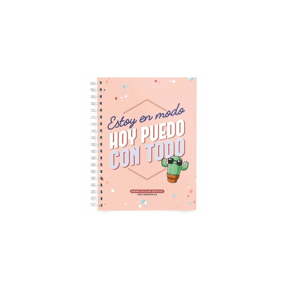 agenda escolar miquel rius 213mm sept 20 agosto 21 90g m2 miss borderlike puedo con todo 26020