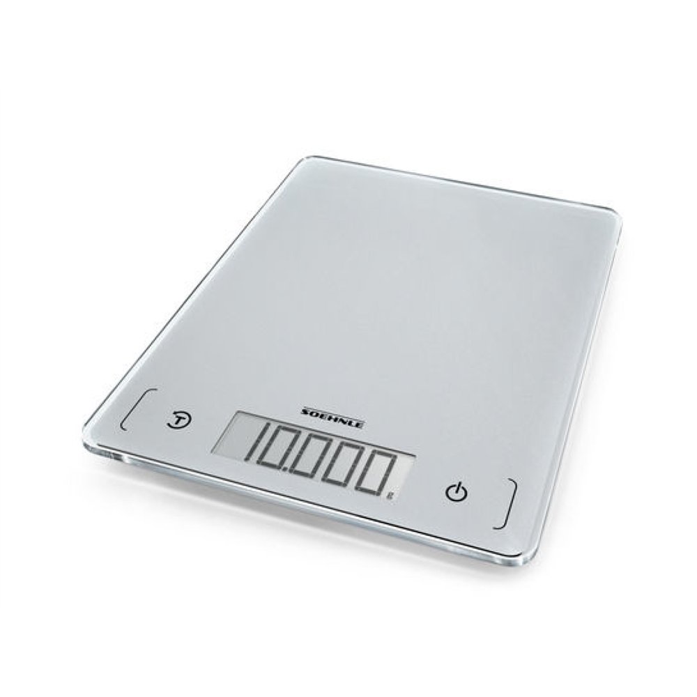 soehnle page comfort 300 slim plata encimera plaza báscula electrónica de cocina