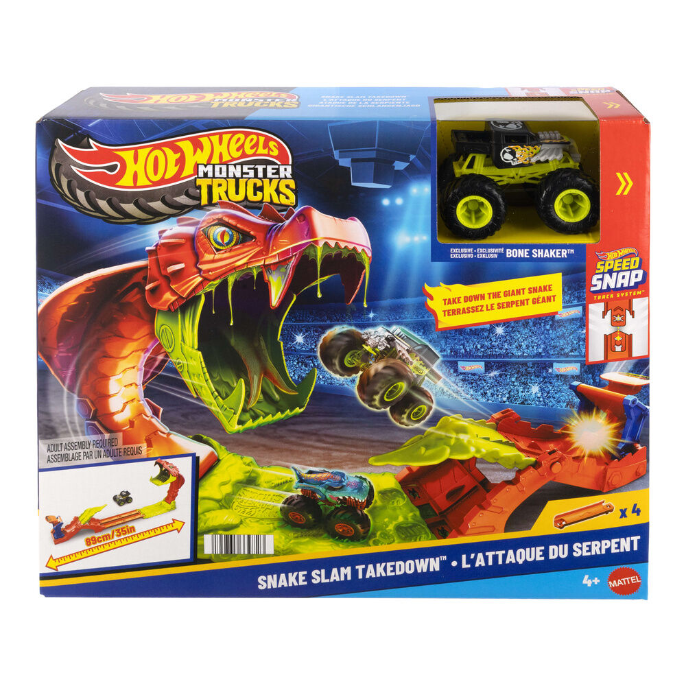 mordedura de serpiente hot wheels monster trucks