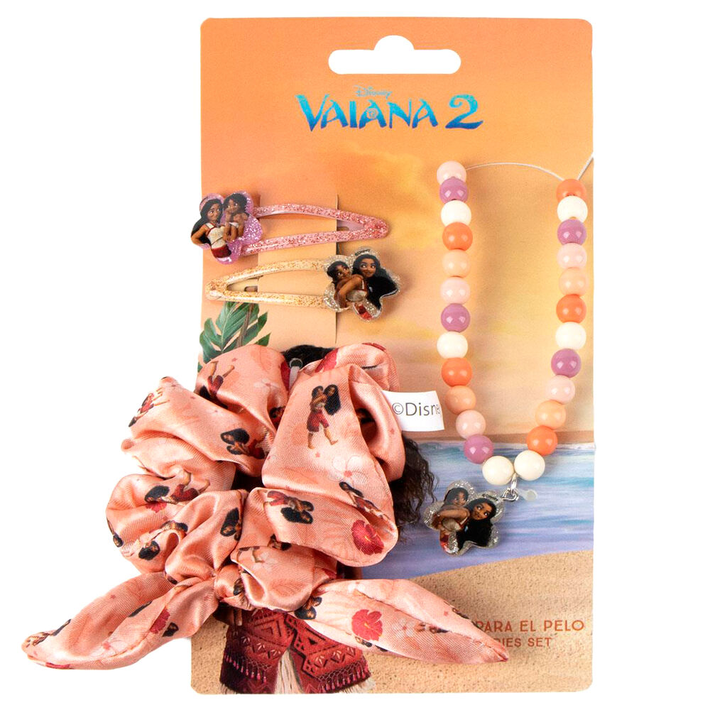 set belleza accesorios vaiana moana disney