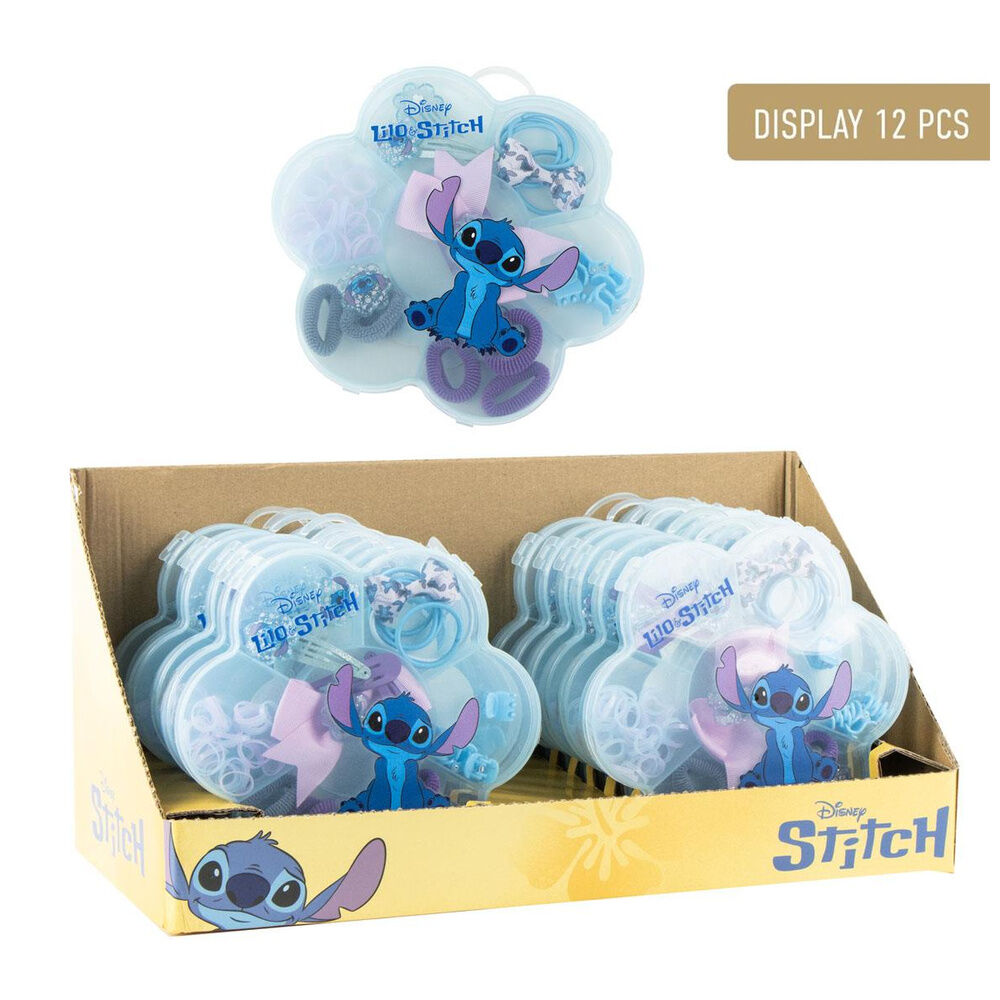 set belleza stitch disney 20pzs surtido