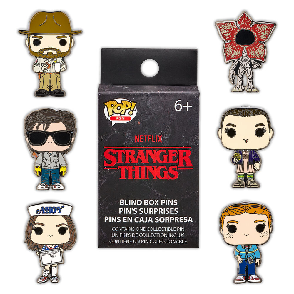 blind box mystery enamel pin stranger things loungefly surtido