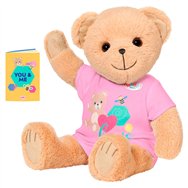 muñeco peluche osito rosa baby born 36cm