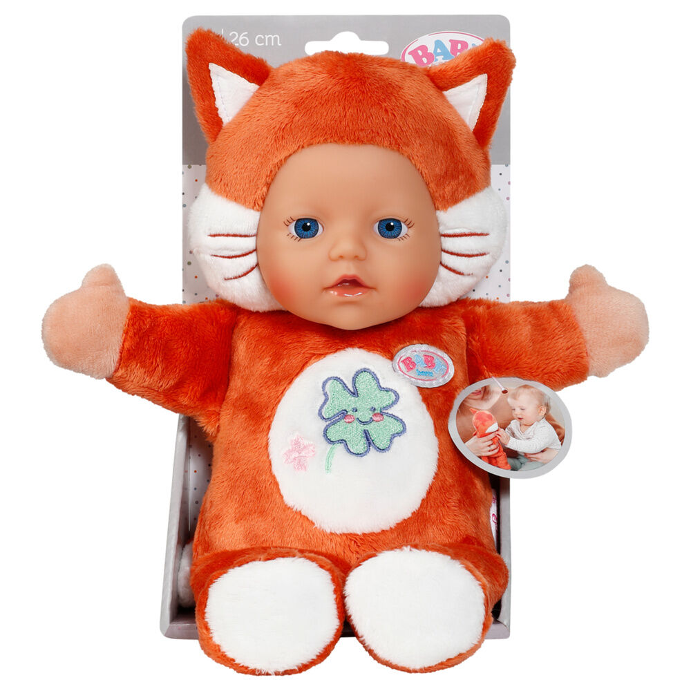 muñeco zorro divertido baby born 26cm