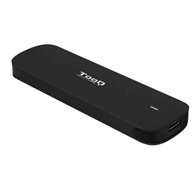 caja externa tooq aluminio ssd m.2 nvme usb 3.1 black