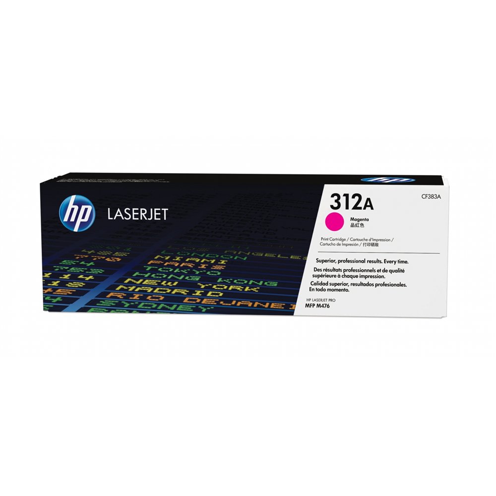 hp cartucho de tóner 312a magenta para laserjet