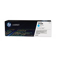 hp cartucho de tóner 312a cian para laserjet