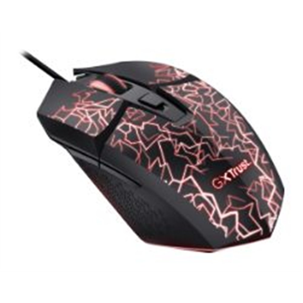 ratón gaming trust gxt113 felox rgb usb-a negro (25749)